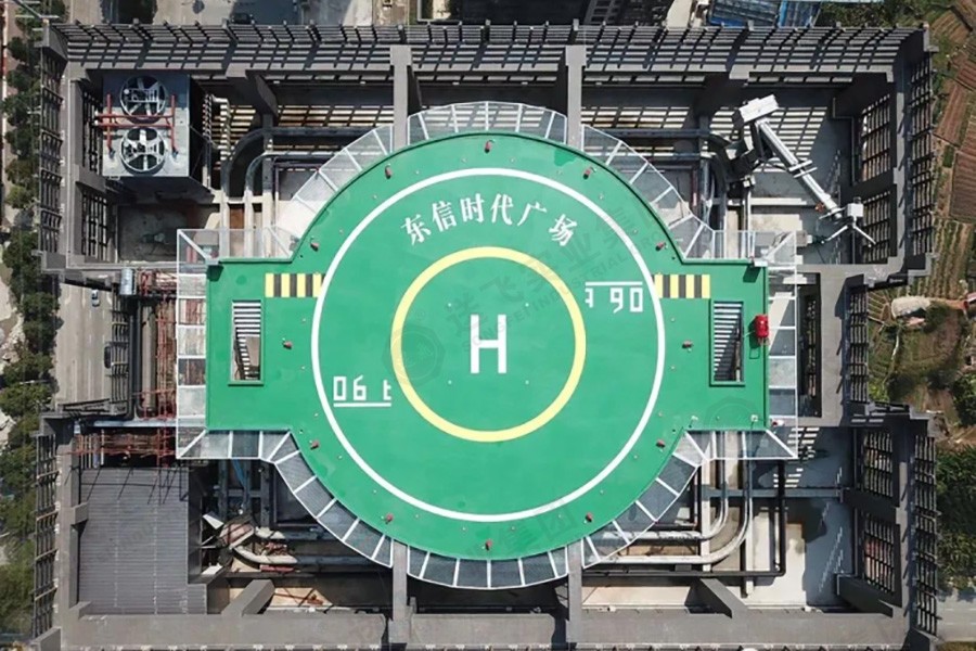 直升機停機坪機場標志顏色是固定的嗎？都有哪些？